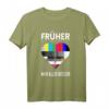 Testbild 80er und 90er Jahre Herz - Vintage Retro T-Shirt mit 'Früher war alles Besser' für Fasching, Karneval & Nostalgie-Feiern