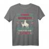 Lustiges Weihnachts T-Shirt mit Hirsch und Spruch – Perfekt für Damen und Herren, Geschenkidee zum Fest der Liebe