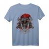 Böser Weihnachtsmann Totenkopf Skull Heavy Xmas Geschenk T-Shirt – Lustiges Weihnachtsmotiv für Männer, Frauen & Kinder für Xmas Partys & Feiertage
