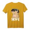 Mops Hund Nope T-Shirt – Lustiges Hundeliebhaber Geschenk für Damen, Herren & Kinder, ideal für Mops-Besitzer und Humorvolle
