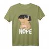 Mops Hund Nope T-Shirt – Lustiges Hundeliebhaber Geschenk für Damen, Herren & Kinder, ideal für Mops-Besitzer und Humorvolle