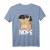 Mops Hund Nope T-Shirt – Lustiges Hundeliebhaber Geschenk für Damen, Herren & Kinder, ideal für Mops-Besitzer und Humorvolle