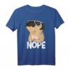 Mops Hund Nope T-Shirt – Lustiges Hundeliebhaber Geschenk für Damen, Herren & Kinder, ideal für Mops-Besitzer und Humorvolle