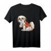 Tattoo I Love Dad Shih Tzu Dad T-Shirt - Lustiges Vatertagsgeschenk für Hundeliebhaber, Welpenfans & Shih Tzu Besitzer