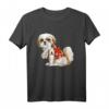 Tattoo I Love Dad Shih Tzu Dad T-Shirt - Lustiges Vatertagsgeschenk für Hundeliebhaber, Welpenfans & Shih Tzu Besitzer