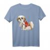 Tattoo I Love Dad Shih Tzu Dad T-Shirt - Lustiges Vatertagsgeschenk für Hundeliebhaber, Welpenfans & Shih Tzu Besitzer