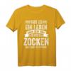 Gamer Zocken Esports Zocker Videospiel Geschenk T-Shirt – Lustiges Nerd & Konsolenspieler Outfit für Lan Parties & Esports Fans