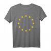 EU Flagge T-Shirt – Klassisch geschnitten, doppelt genähter Saum, perfekt für Europafans & Unterstützer der Europäischen Union