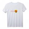 Burgenland Fahne & Wappen T-Shirt mit Herzschlag - Perfektes Geschenk für Burgenländer und Heimatliebhaber