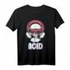 Acid Diskothek Musik Techno Trance Totenkopf T-Shirt – Perfektes Party- und Festival-Shirt für elektronische Musikfans