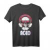 Acid Diskothek Musik Techno Trance Totenkopf T-Shirt – Perfektes Party- und Festival-Shirt für elektronische Musikfans