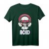 Acid Diskothek Musik Techno Trance Totenkopf T-Shirt – Perfektes Party- und Festival-Shirt für elektronische Musikfans