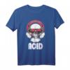 Acid Diskothek Musik Techno Trance Totenkopf T-Shirt – Perfektes Party- und Festival-Shirt für elektronische Musikfans