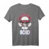 Acid Diskothek Musik Techno Trance Totenkopf T-Shirt – Perfektes Party- und Festival-Shirt für elektronische Musikfans