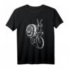 Radfahrende Schnecke Fahrrad Kleidung - Lustiges Geschenk für Radfahrer, Damen, Herren & Kinder zu Geburtstag & Weihnachten