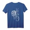 Radfahrende Schnecke Fahrrad Kleidung - Lustiges Geschenk für Radfahrer, Damen, Herren & Kinder zu Geburtstag & Weihnachten