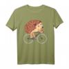 Lustiges Igel auf Fahrrad T-Shirt – Perfektes Geschenk für Tierliebhaber, Geburtstage & Weihnachten