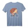 Lustiges Igel auf Fahrrad T-Shirt – Perfektes Geschenk für Tierliebhaber, Geburtstage & Weihnachten