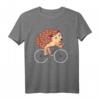 Lustiges Igel auf Fahrrad T-Shirt – Perfektes Geschenk für Tierliebhaber, Geburtstage & Weihnachten