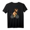 Radfahrer Löwe Niedliches Tiermotiv am Fahrrad T-Shirt – Lustiges Geschenk für Radfahrer, Kinder & Mountainbiken Fans