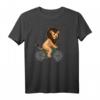Radfahrer Löwe Niedliches Tiermotiv am Fahrrad T-Shirt – Lustiges Geschenk für Radfahrer, Kinder & Mountainbiken Fans
