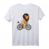 Radfahrer Löwe Niedliches Tiermotiv am Fahrrad T-Shirt – Lustiges Geschenk für Radfahrer, Kinder & Mountainbiken Fans