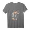 Fahrradfahrer Geschenk Blumen Schmetterlinge Tiere Fahrrad T-Shirt – Perfekt für Radliebhaber, Männer, Frauen und Kinder, geeignet für alle Jahreszeiten