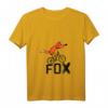 Damen Lustiges Fahrrad Shirt mit Fuchs - Tierliebhaber T-Shirt mit V-Ausschnitt, Geschenkidee für Fahrrad- und Tierfans