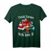 Kinder Feuerwehrmann mit Feuerwehrauto - Lustiges Geburtstag T-Shirt für Kinder ab 5 Jahren, ideal als Gastgeschenk und Partyartikel