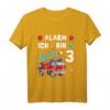 Kinder 3. Geburtstag Feuerwehr T-Shirt mit Feuerwehrauto – Perfektes Geburtstagsgeschenk & Outfit für kleine Feuerwehrfans