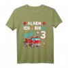 Kinder 3. Geburtstag Feuerwehr T-Shirt mit Feuerwehrauto – Perfektes Geburtstagsgeschenk & Outfit für kleine Feuerwehrfans