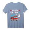 Kinder 3. Geburtstag Feuerwehr T-Shirt mit Feuerwehrauto – Perfektes Geburtstagsgeschenk & Outfit für kleine Feuerwehrfans