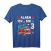 Kinder 3. Geburtstag Feuerwehr T-Shirt mit Feuerwehrauto – Perfektes Geburtstagsgeschenk & Outfit für kleine Feuerwehrfans