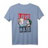 Harley Quinn Joker Love Hate T-Shirt – Offiziell lizenziertes DC Comics Fanmerchandise für Cosplay & Conventions