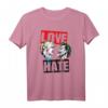 Harley Quinn Joker Love Hate T-Shirt – Offiziell lizenziertes DC Comics Fanmerchandise für Cosplay & Conventions