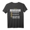 Lustiges Regisseur T-Shirt - Top Geschenkidee für Kinofans, Kollegen & Freunde mit Humor für Geburtstage & Weihnachten