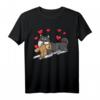 Finnischer Lapphund Hund mit Plüschtier und Herzen T-Shirt – Lustiges Hunde-Motiv für Hundehalter, Kinder & Hundeliebhaber