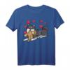 Finnischer Lapphund Hund mit Plüschtier und Herzen T-Shirt – Lustiges Hunde-Motiv für Hundehalter, Kinder & Hundeliebhaber