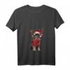 Hässliches Weihnachts-T-Shirt mit Hundemotiv - Finnischer Lapphund Schnee-Schicht, Weihnachtsmann-Hund, Lustiges Festtagsdesign für Hundeliebhaber