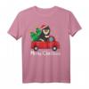 Finnischer Lapphund Weihnachts-Truck Geschenk T-Shirt – Lustiges und Niedliches Hundeliebhaber Geschenk für Weihnachten