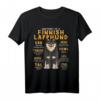 Finnischer Lappenhund Anatomie Lustiges Hund Mama Papa T-Shirt – Perfektes Geschenk für Hundeliebhaber zu Weihnachten, Geburtstag & Valentinstag