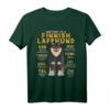 Finnischer Lappenhund Anatomie Lustiges Hund Mama Papa T-Shirt – Perfektes Geschenk für Hundeliebhaber zu Weihnachten, Geburtstag & Valentinstag