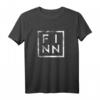Finn Minimalismus T-Shirt - Lustiges Geschenk für Papa, Vater oder Arbeitskollegen mit dem Namen Finn