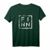 Finn Minimalismus T-Shirt - Lustiges Geschenk für Papa, Vater oder Arbeitskollegen mit dem Namen Finn