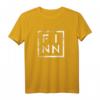 Finn Minimalismus T-Shirt - Lustiges Geschenk für Papa, Vater oder Arbeitskollegen mit dem Namen Finn