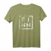 Finn Minimalismus T-Shirt - Lustiges Geschenk für Papa, Vater oder Arbeitskollegen mit dem Namen Finn