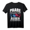 Paare die zusammen Fischen bleiben Zusammen Fischer Freunde T-Shirt - Perfektes Geschenk für Angler, Fischer, Vatertag & Freunde