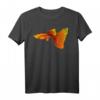 Guppy Fisch T-Shirt – Klassisch geschnitten, doppelt genähter Saum für Aquarienliebhaber und Fischfans