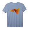 Guppy Fisch T-Shirt – Klassisch geschnitten, doppelt genähter Saum für Aquarienliebhaber und Fischfans