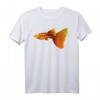 Guppy Fisch T-Shirt – Klassisch geschnitten, doppelt genähter Saum für Aquarienliebhaber und Fischfans